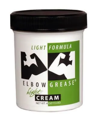 Sexual Health Wellbeing Elbow Grease Introducing Elbow Grease Light Cream Lubricant 4 Oz Sexual Health Wellbeing Elbow Grease Introducing Elbow Grease Light Cream Lubricant 4 Oz