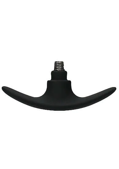 SHOTS AMERICA Ouch Interchangeable Butt Plug Set Pointed Medium Black Anal