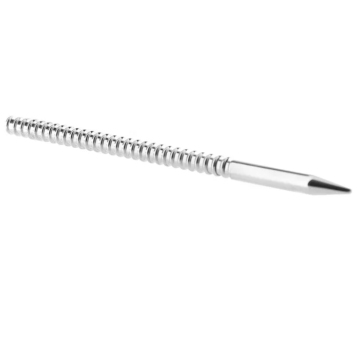 Shots Toys Ouch Ribbed 77mm Steel Urethral Dilator Plug Male Sex Toys Shots Toys Ouch Ribbed 77mm Steel Urethral Dilator Plug Male Sex Toys