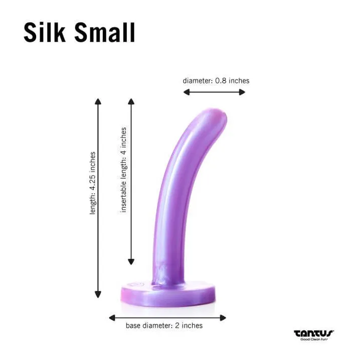 Silk Small Purple Haze Dildo Your Sensual Delight for Intimate Pleasure Tantus Dildos