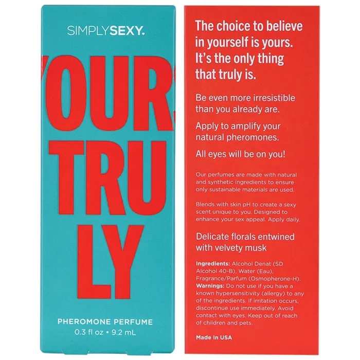Simply Sexy Pheromone PerfumeYours Truly 03oz CLASSIC BRANDS Vibrators