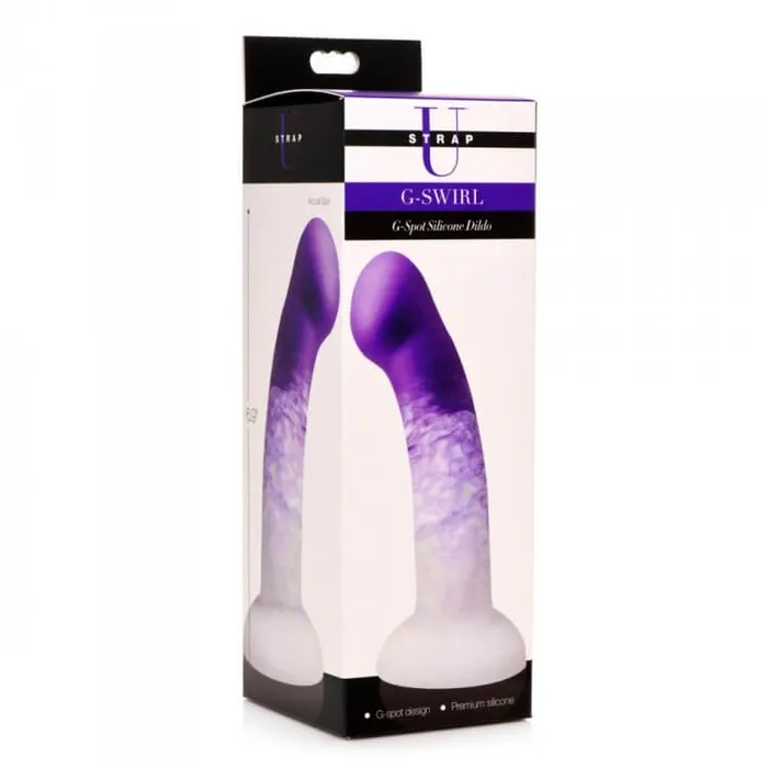 Strap U GSpot Dildo Silicone Purple XR Brands Dildos