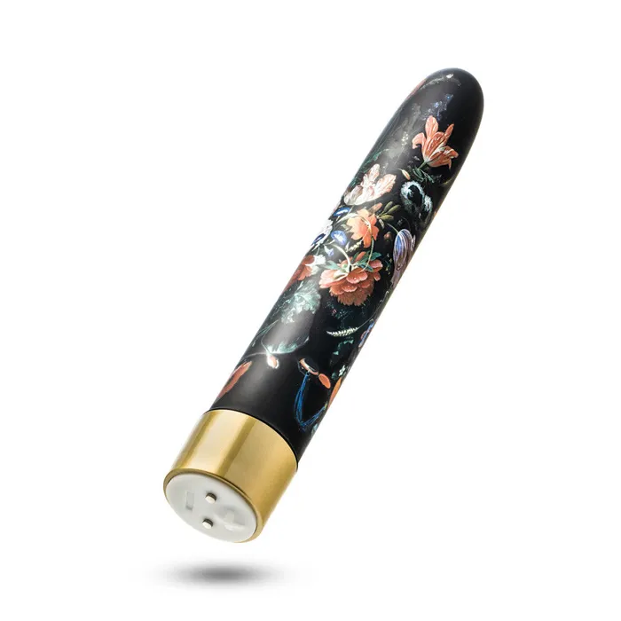 The Collection By Blush Bountiful 7 Inch Slimline GSpot Vibrator In Flora 10 RumboTech Vibration Modes Blush Vibrators