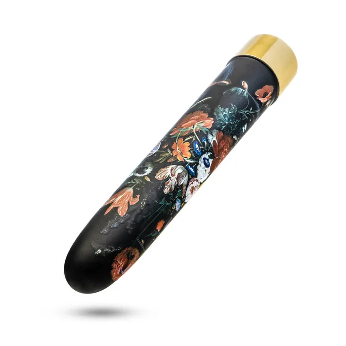 The Collection By Blush Bountiful 7 Inch Slimline GSpot Vibrator In Flora 10 RumboTech Vibration Modes Blush Vibrators
