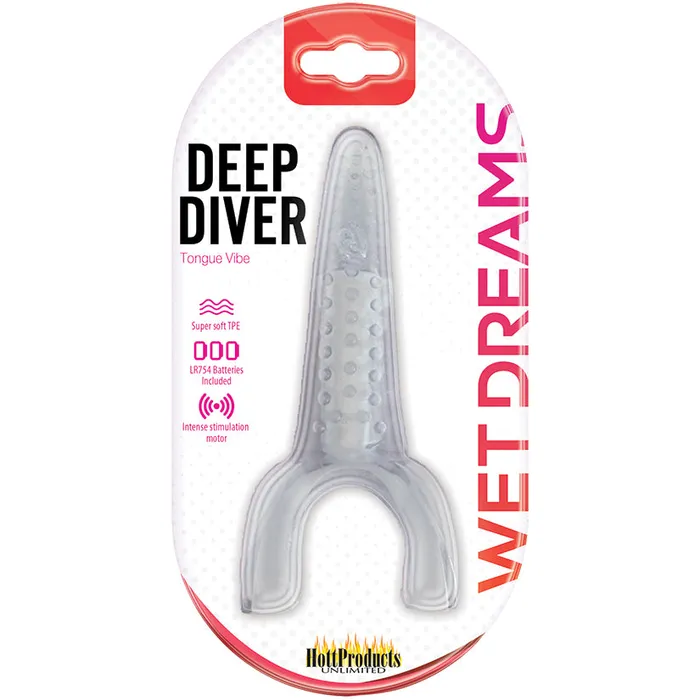 Tongue Star Deep Diver Vibrating TongueClear HOTT PRODUCTS Anal