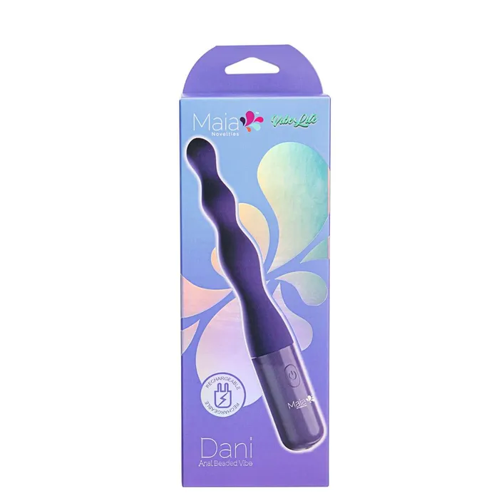 Vibelite Dani 10 Function Silicone Beaded Anal Vibe Explore Pleasure with Maia Novelties Maia Toys Female Sex Toys
