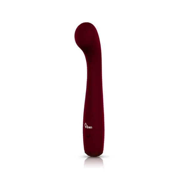 Viben Devotion GSpot Vibe Ruby 5 Intense Vibration Patterns Silky Silicone Viben Vibrators