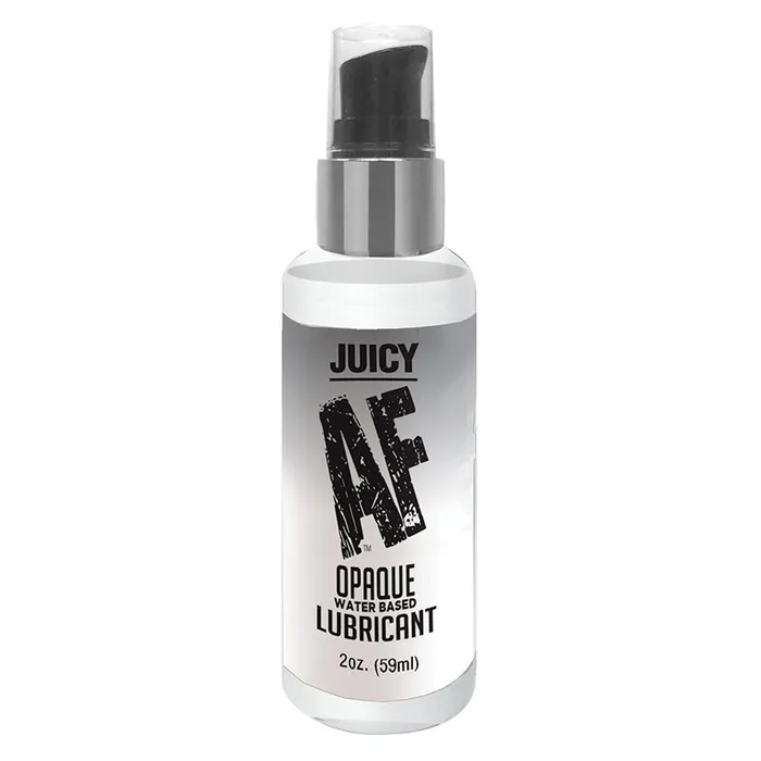 Vibrators LITTLE GENIE Juicy AF Water Based Opaque Lube 2oz
