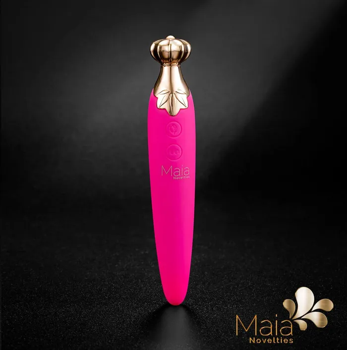 Vibrators Maia Toys Maia Toys Vaporator Worlds First Smokable Vibrator Pink Silicone Rechargeable Waterproof