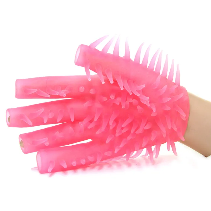 Vibrators Masturbating Glove in Pink Nasstoys