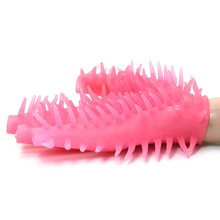 Vibrators Masturbating Glove in Pink Nasstoys