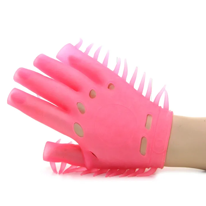 Vibrators Masturbating Glove in Pink Nasstoys