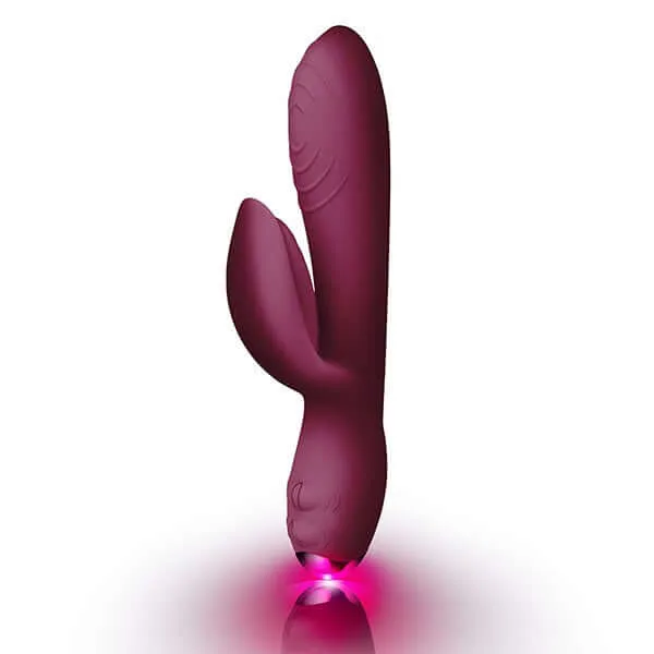 Vibrators Rocks Off Rocks Off Every Girl Burgundy Rabbit Style Vibrator