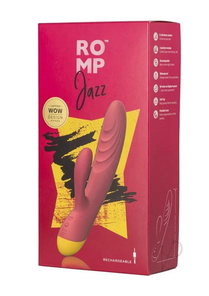 Vibrators Wevibe Introducing ROMP Jazz Red Your Ultimate Rabbit Vibrator