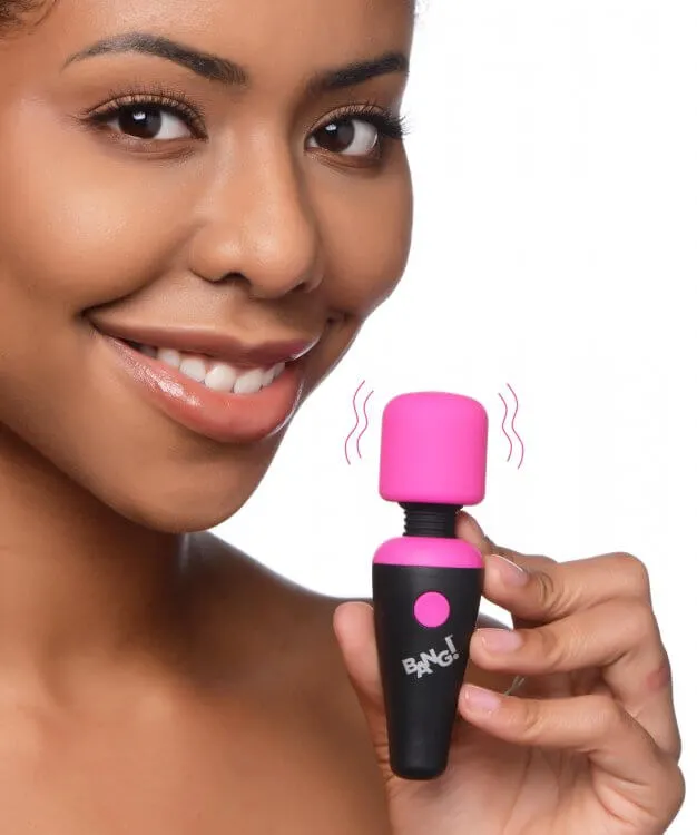 Vibrators XR Brands Bang 10X Vibrating Mini Wand Pink