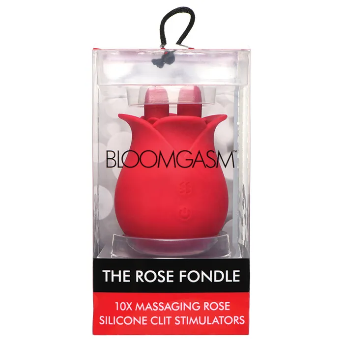 Vibrators XR Brands Bloomgasm The Rose Fondle 10X Massagin