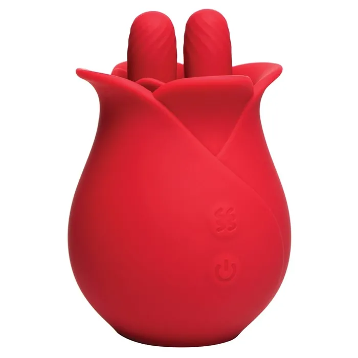 Vibrators XR Brands Bloomgasm The Rose Fondle 10X Massagin Vibrators XR Brands Bloomgasm The Rose Fondle 10X Massagin