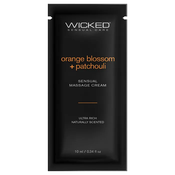 WICKED SENSUAL Couples Wicked Sensual Massage CreamOrange Blossom Patchouli Scented 10ml WICKED SENSUAL Couples Wicked Sensual Massage CreamOrange Blossom Patchouli Scented 10ml