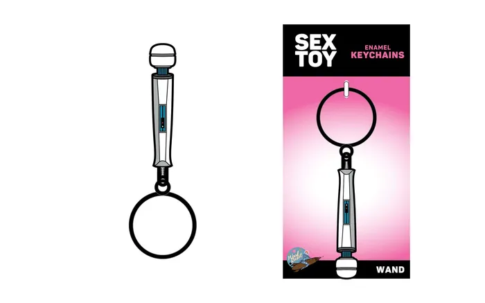 Wood Rocket Wand Keychain Vibrators