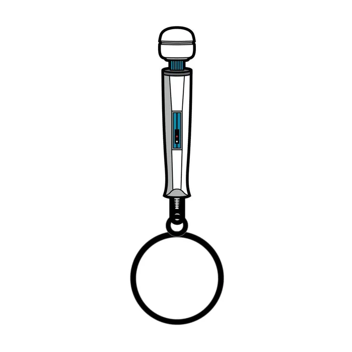 Wood Rocket Wand Keychain Vibrators