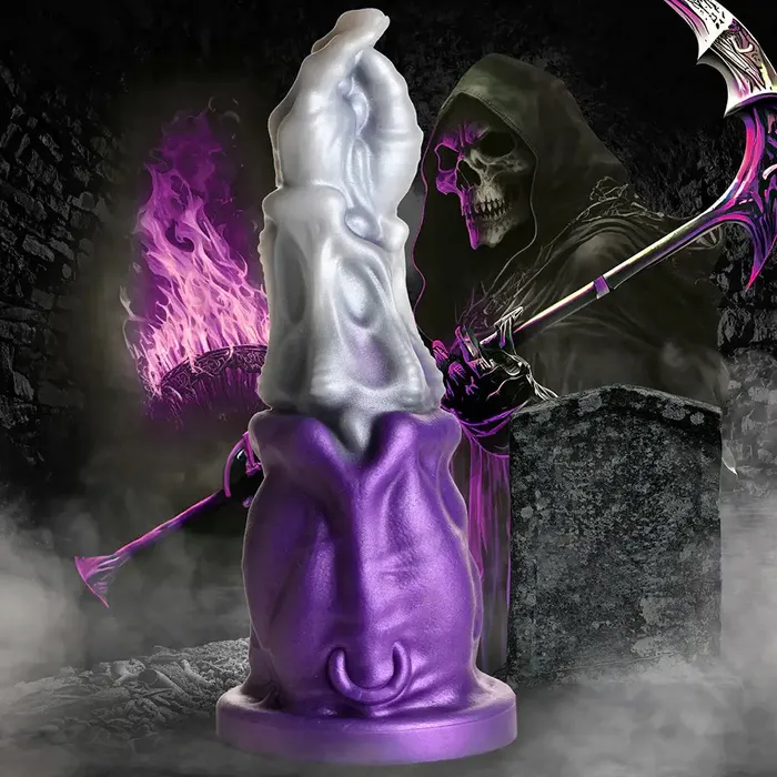 XR Brands Dildos Creature Cocks Grim Reaper Silicone Dildo Embrace the Touch of Death