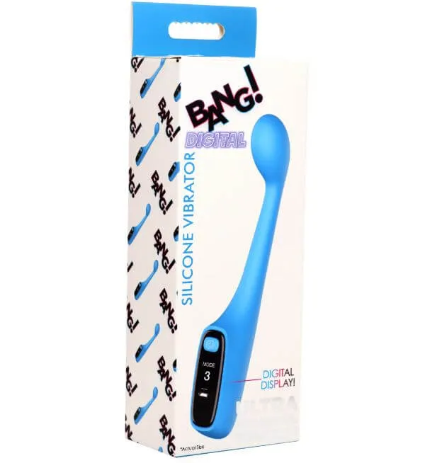 XR Brands Vibrators Digital GSpot Vibrator 3 Speeds 7 Vibration Patterns LED Screen