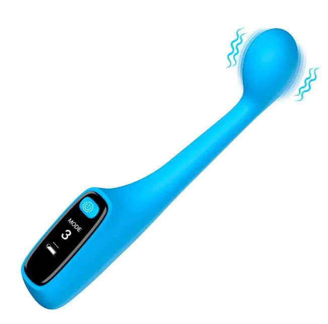 XR Brands Vibrators Digital GSpot Vibrator 3 Speeds 7 Vibration Patterns LED Screen