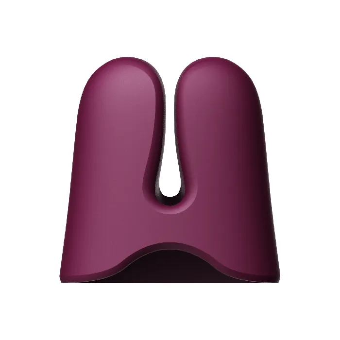 ZALO Nave Vibrating Nipple Clamps Velvet Purple ZALO Vibrators