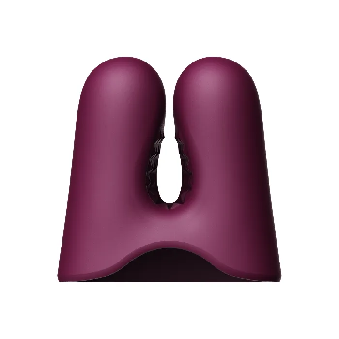 ZALO Nave Vibrating Nipple Clamps Velvet Purple ZALO Vibrators