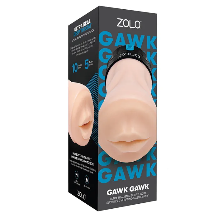 Zolo Gawk Gawk Vibrating Deep Throat Stroker XGEN Male Sex Toys