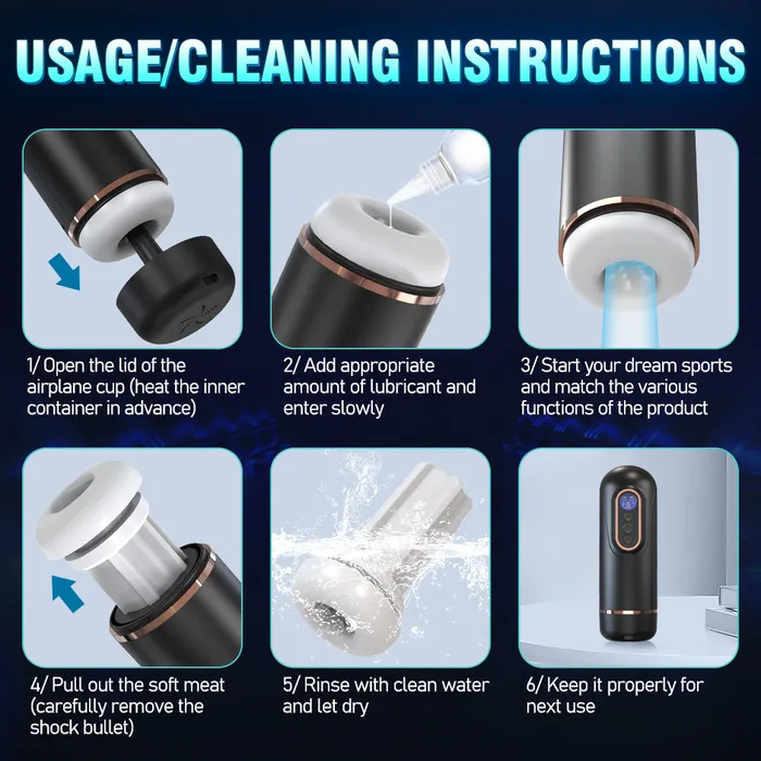 2024 Amazing 5in1 telescopic Electric sucker heating Voice Male Masturbation Cup honeysx Male Sex Toys