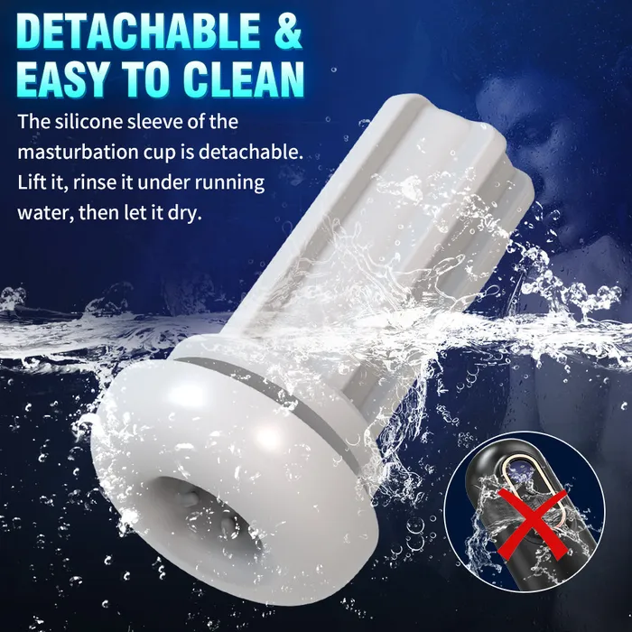 2024 Amazing 5in1 telescopic Electric sucker heating Voice Male Masturbation Cup honeysx Male Sex Toys