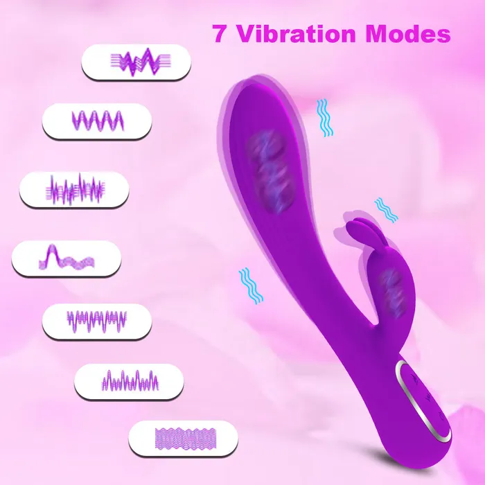 7 Frequencies Rabbit Vibrator with 42C Heating V8 Touch Honey Female Sex Toys 7 Frequencies Rabbit Vibrator with 42C Heating V8 Touch Honey Female Sex Toys