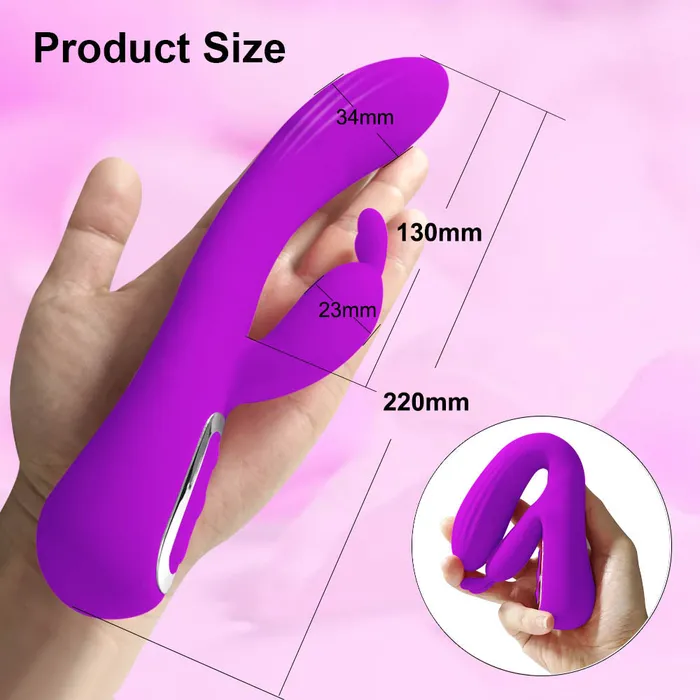 7 Frequencies Rabbit Vibrator with 42C Heating V8 Touch Honey Female Sex Toys 7 Frequencies Rabbit Vibrator with 42C Heating V8 Touch Honey Female Sex Toys
