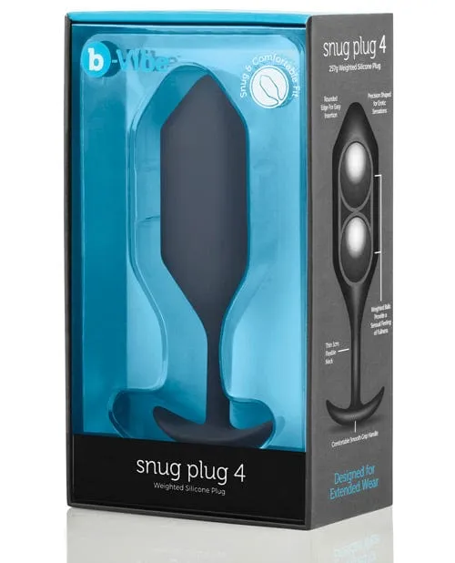 Anal bVibe bVibe Weighted Snug Plug 4 257 G Black
