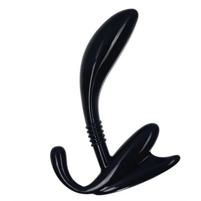 Anal CalExotics Apollo Curved Prostate Probe Black