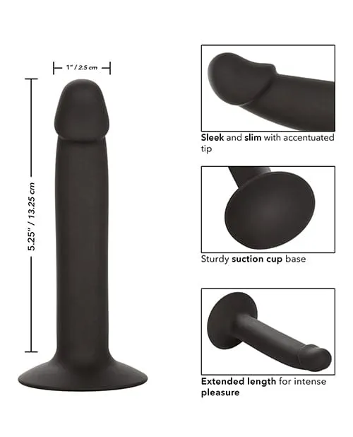 Anal CalExotics Silicone Slim Anal Stud Black Anal CalExotics Silicone Slim Anal Stud Black