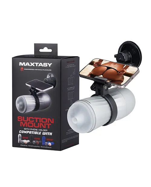 Anal Maxtasy Maxtasy Suction Mount Black