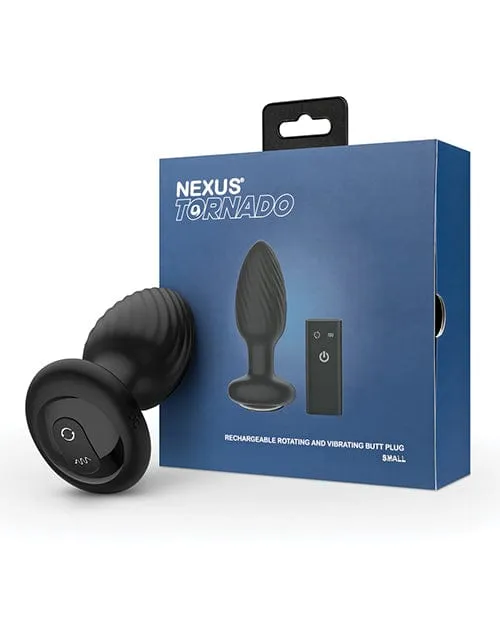 Anal Nexus Nexus Tornado Rotating Vibrating Butt Plug Black