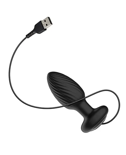 Anal Nexus Nexus Tornado Rotating Vibrating Butt Plug Black Anal Nexus Nexus Tornado Rotating Vibrating Butt Plug Black