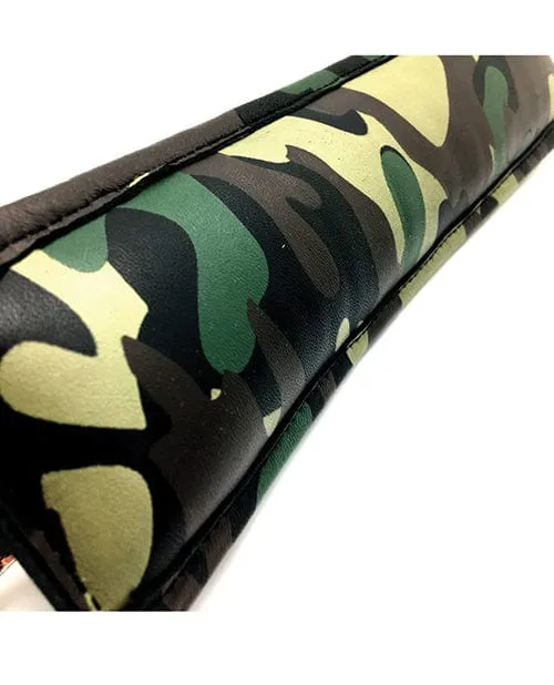 Atlantas Products Restraints Sensual Sin Leather Padded Ankle Cuffs Camo Piping Atlantas Products Restraints Sensual Sin Leather Padded Ankle Cuffs Camo Piping