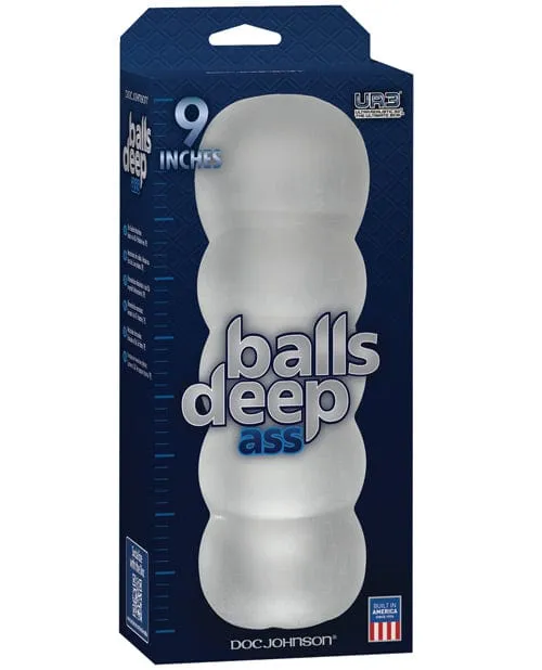 Balls Deep The Bad Ass 9 Stroker Frost Doc Johnson Male Sex Toys