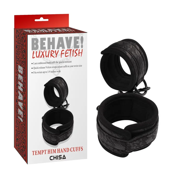 Behave Tempt Him Hand Cuffs Behave Couples