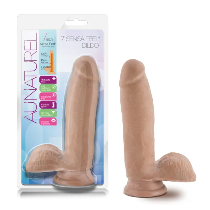Blush Novelties Dildos Au Naturel 7 Inch Sensa Feel Dildo Latin Blush Novelties Dildos Au Naturel 7 Inch Sensa Feel Dildo Latin