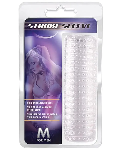 Blush Novelties Male Sex Toys Blush M For Men Stroke Sleeve