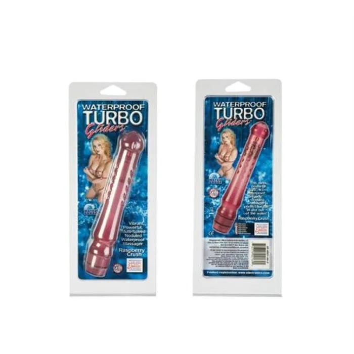 CalExotics Vibrators Waterproof Turbo Glider Raspberry Crush