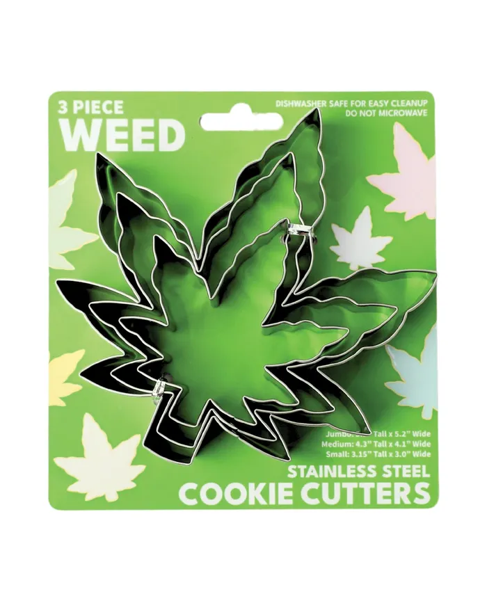 Cookie Cutter Sets 3 pc Weed Good Egg Greetings LLC Vibrators