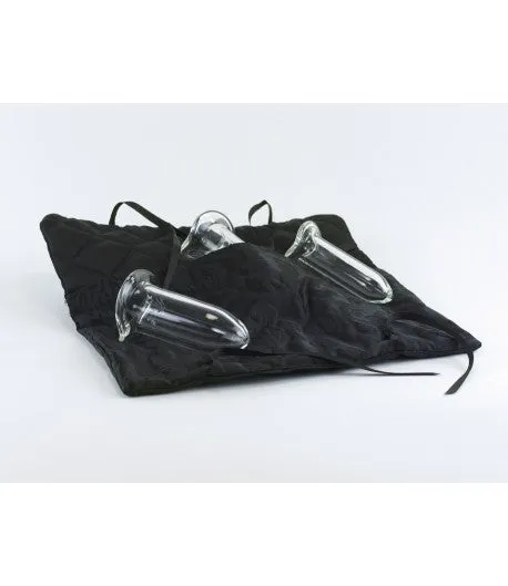 Crystal Delights Dildos Crystal Delights Glass Dilator Set 3Piece