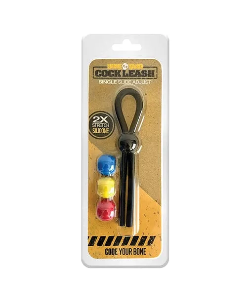 Dildos Boneyard Boneyard Single Cock Leash Black