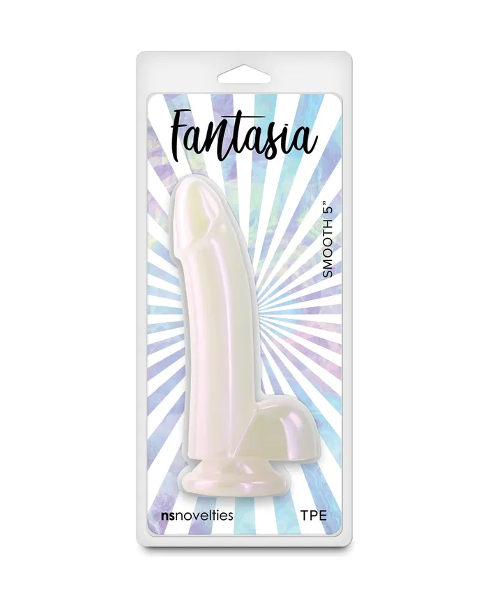 Dildos NS Novelties Fantasia Smooth 5 Dildo Pearl